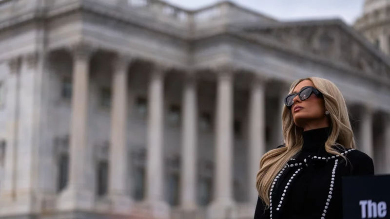 US-Realitystar Paris Hilton tritt als Aktivistin auf. (Archivbild) - &copy; Allison Robbert/AP/dpa