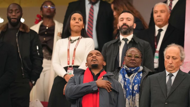 Samuel Eto\\\'o wurde f&uuml;r vier Spiele gesperrt. (Archivbild) - &copy; Mosa\\\'ab Elshamy/AP/dpa