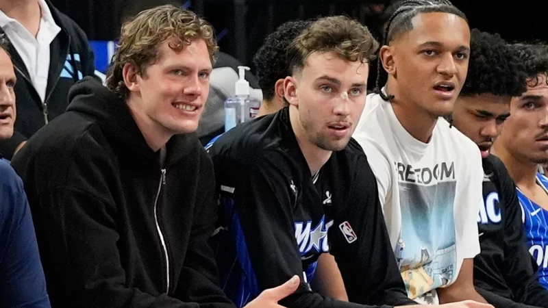 Spielt Moritz Wagner (l) zusammen seinem Bruder Franz in Berlin? (Archivbild) - &copy; John Raoux/AP/dpa