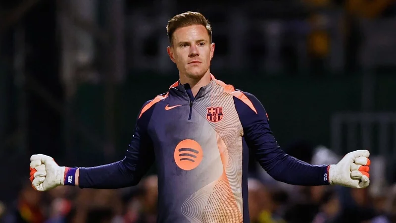 Beim FC Barcelona zuletzt gl&uuml;cklos: Nationaltorh&uuml;ter Marc-Andr&eacute; ter Stegen. - &copy; Rudy Garcia/AP/dpa