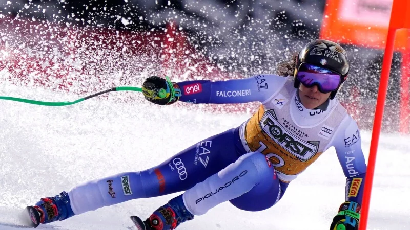 Steht vor einem Comeback: Federica Brignone. (Archivbild) - &copy; Piermarco Tacca/AP/dpa