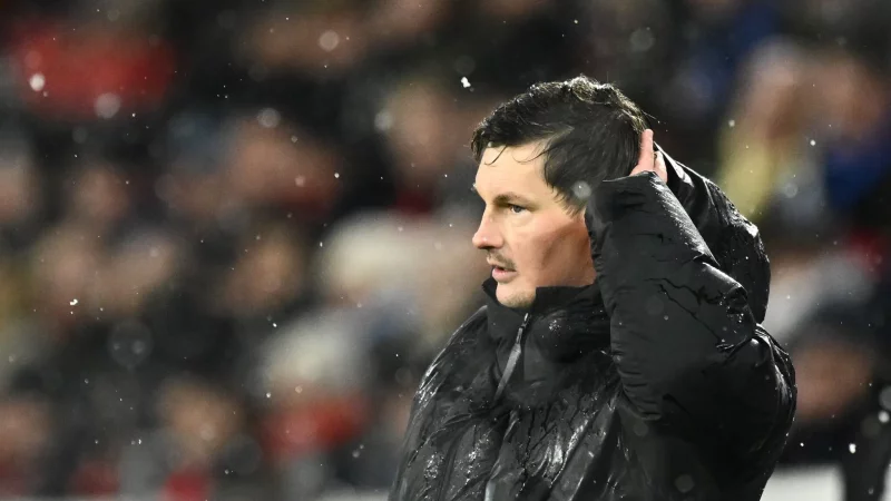 Merlin Polzin hadert mit der einen oder anderen Entscheidung. - &copy; Silas Stein/dpa