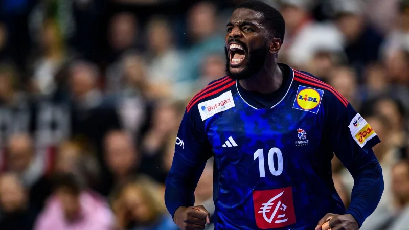 Der franz&ouml;sische Handball-Nationalspieler Dika Mem spielt bald f&uuml;r Berlin. (Archivbild) - &copy; Tom Weller/dpa