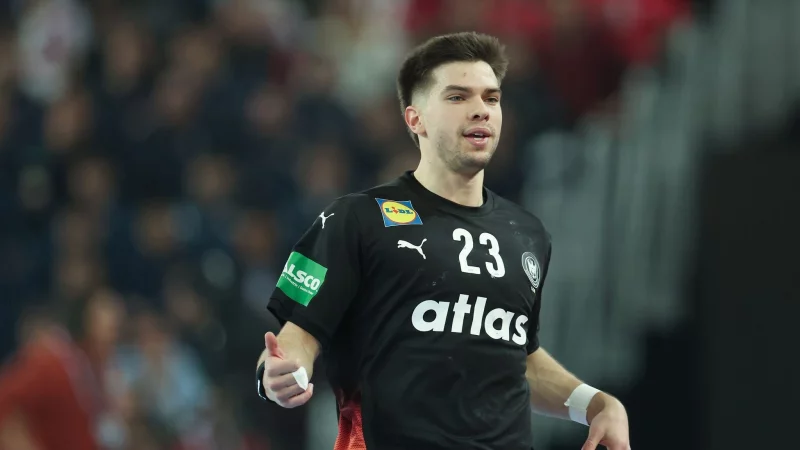 Renars Uscins ist im Team der deutschen Handballer unverzichtbar. (Archivbild) - &copy; Goran Stanzl/PIXSELL/dpa