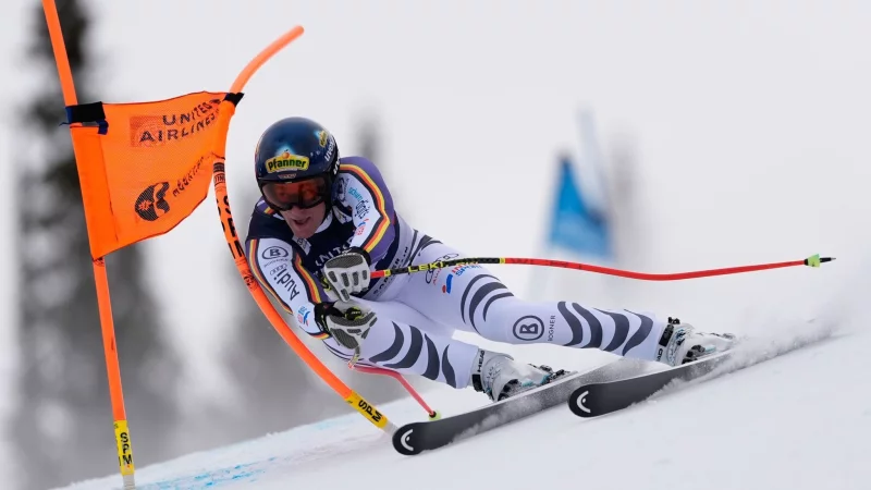Der einzige deutsche Speed-Fahrer bei Olympia: Simon Jocher. (Archivbild) - &copy; Robert F. Bukaty/AP/dpa