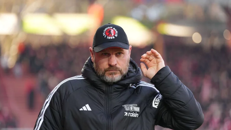 Steffen Baumgart hat seinen Vertrag als Chefcoach bei Union Berlin verl&auml;ngert. (Archivbild) - &copy; Soeren Stache/dpa
