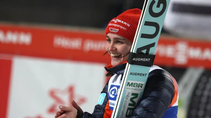 Selina Freitag war in Zao die beste deutsche Springerin. (Archivbild) - &copy; Karl-Josef Hildenbrand/dpa