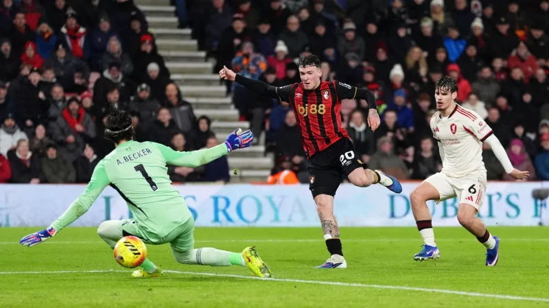 Der FC Liverpool geriet in Bournemouth in der ersten Halbzeit mit 0:2 in R&uuml;ckstand. - &copy; Adam Davy/PA Wire/dpa