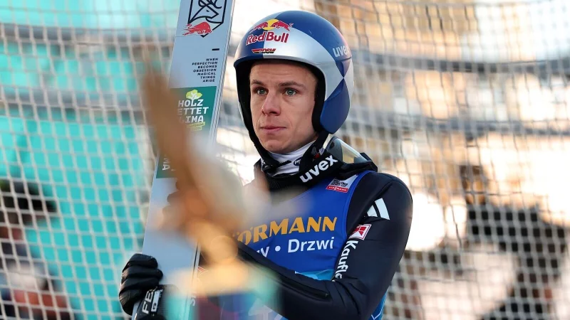 Frust in Oberstdorf: Andreas Wellinger ist bei der Flug-WM nicht dabei. (Archivbild) - &copy; Daniel Karmann/dpa