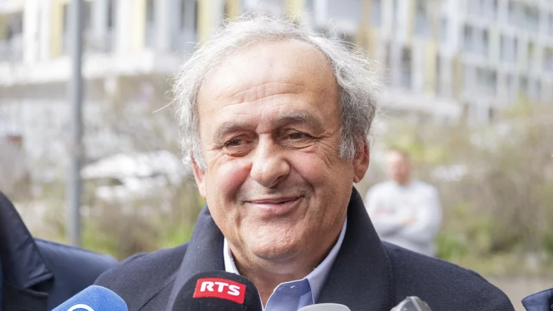 Michel Platini &uuml;bt deutliche Kritik an Gianni Infantino. (Archivbild) - &copy; Urs Flueeler/KEYSTONE/dpa