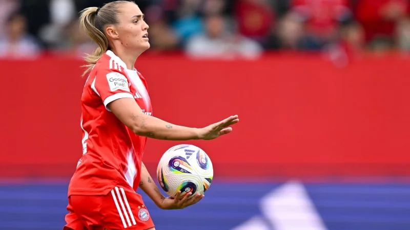 Abgang: Georgia Stanway verl&auml;sst den FC Bayern. (Archivbild) - &copy; Sven Hoppe/dpa