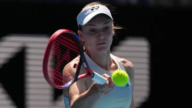 Die Kasachin Jelena Rybakina steht bei den Australian Open im Halbfinale. - &copy; Dita Alangkara/AP/dpa