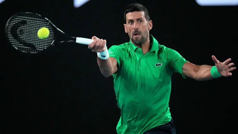 Novak Djokovic sammelt auch mit 38 Jahren weiter Rekorde. - &copy; Dita Alangkara/AP/dpa