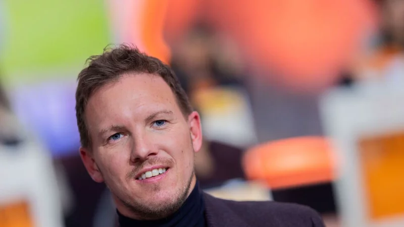 Geht mit seinen Spielern auf Weltranglisten-Platz 10 ins WM-Jahr: Julian Nagelsman. (Archivbild) - &copy; Rolf Vennenbernd/dpa