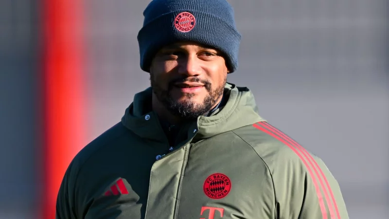 Vincent Kompany beim Abschlusstraining des FC Bayern. - &copy; Sven Hoppe/dpa