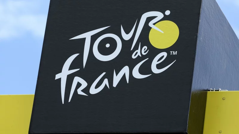 Das Logo der Tour de France. (Archivbild) - &copy; David Pintens/Belga/dpa