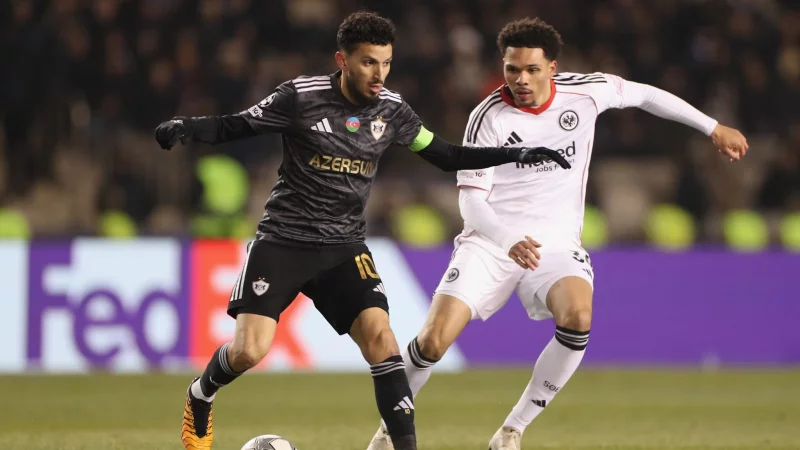 Die Eintracht zeigte in Baku gro&szlig;e Moral. - &copy; Uncredited/AP/dpa