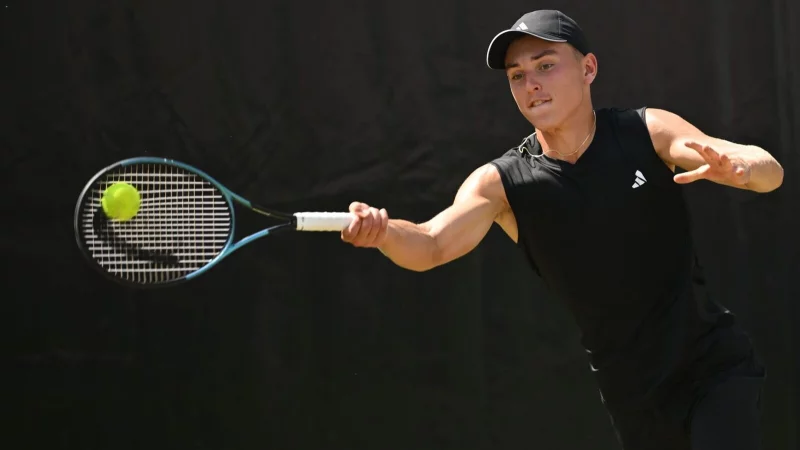 Justin Engel arbeitet in Zukunft mit dem Ex-Trainer von Angelique Kerber zusammen. - &copy; Marijan Murat/dpa