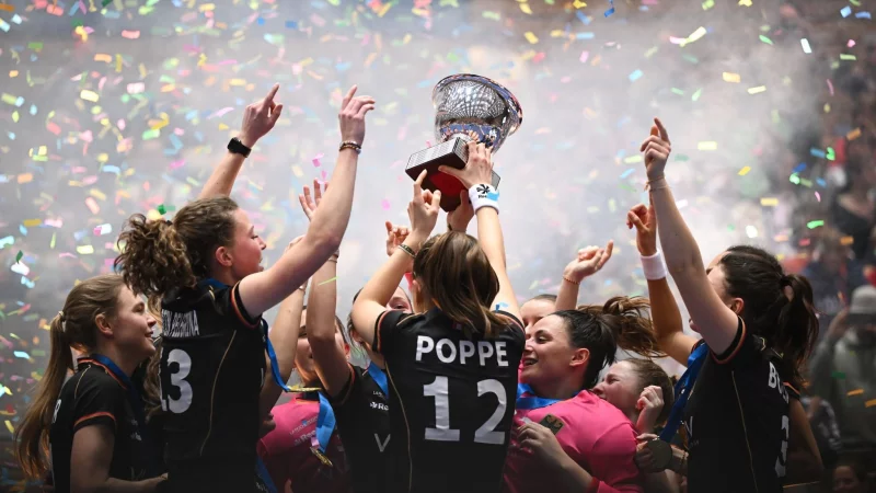 Die deutschen Hockey-Damen haben ihren EM-Titel von 2024 verteidigt. - &copy; Sebastian Christoph Gollnow/dpa