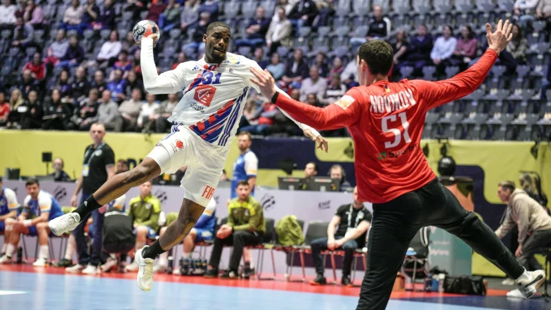 Handball-Nationalspieler Dika Mem erzielte f&uuml;nf Treffer f&uuml;r Frankreich. - &copy; Stian Lysberg Solum/NTB/dpa