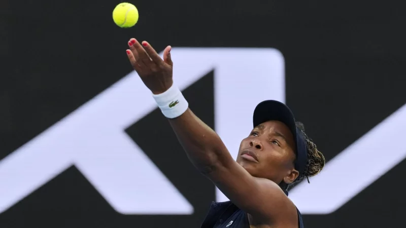 Venus Williams hat in Melbourne trotz einer starken Leistung das Weiterkommen verpasst. - &copy; Aaron Favila/AP/dpa