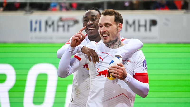 David Raum entschied die Partie mit dem 3:0. - &copy; Harry Langer/dpa