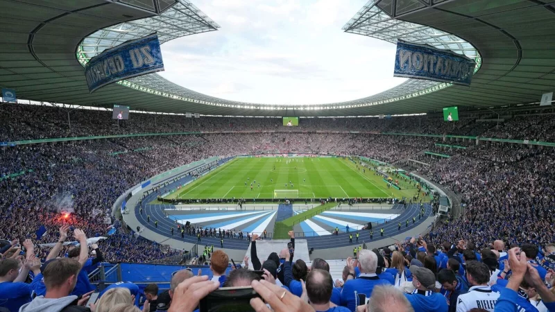 Das DFB-Pokalfinale bleibt wohl bis mindestens 2030 in Berlin. (Archivbild) - &copy; S&ouml;ren Stache/dpa