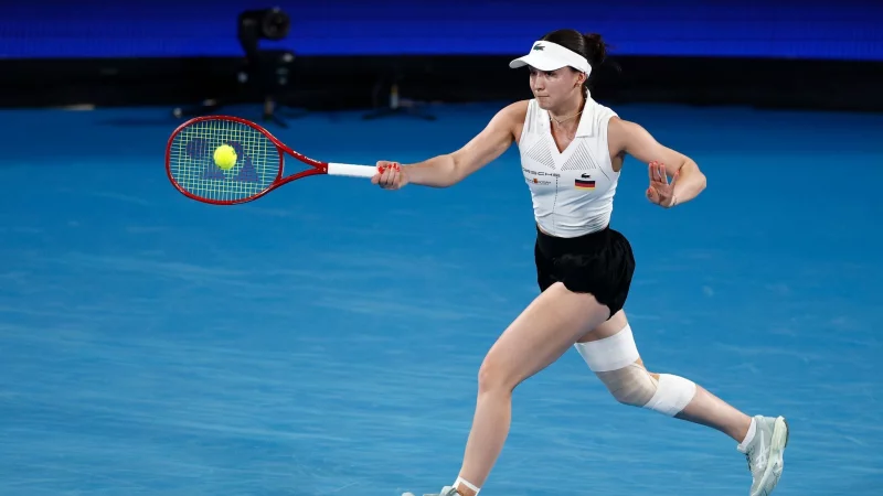 Eva Lys muss wegen einer Knieverletzung einige Wochen pausieren. (Archivbild) - &copy; Mark Evans/AAP/dpa