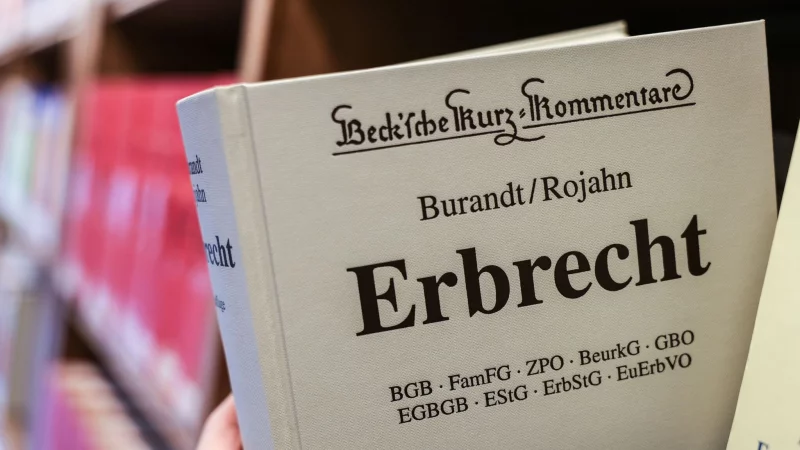Dicker Schinken, komplexer Inhalt: Kein Wunder gibt es unter Laien viel Unsicherheit beim Thema Erbe - und manche Annahmen k&ouml;nnen zu &Auml;rger f&uuml;hren. - &copy; Oliver Berg/dpa/dpa-tmn