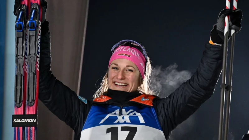 Abfahrer Cyprien Sarrazin hat seine Beziehung zu Laura Gimmler &ouml;ffentlich gemacht. (Archivbild) - &copy; Hendrik Schmidt/dpa