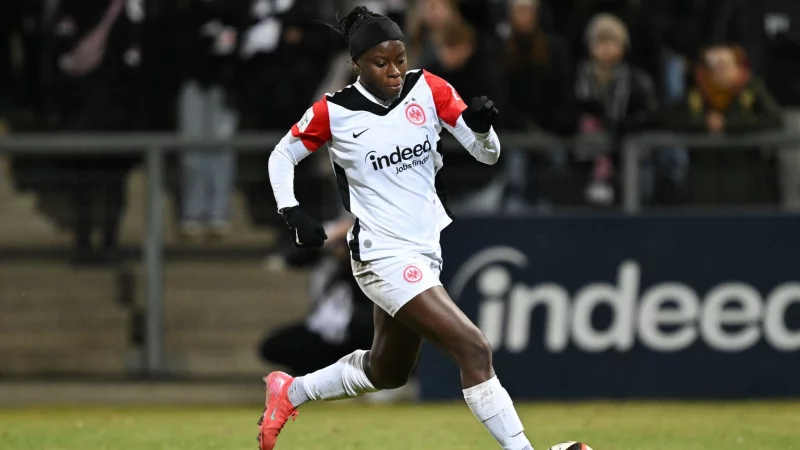 Der Treffer von Nicole Anyomi reichte nicht. (Archivbild) - &copy; Arne Dedert/dpa