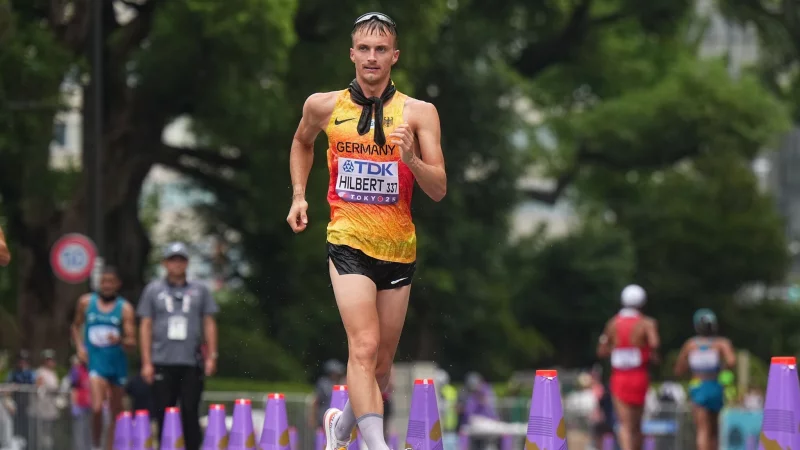 Jonathan Hilbert sprach nach dem WM-Rennen offen über seine Depression. - © Michael Kappeler/dpa