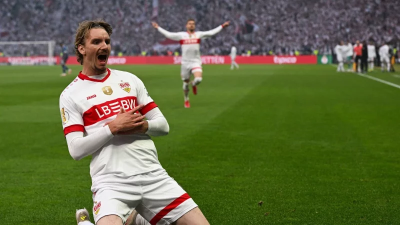 55 Millionen Euro haben die Bayern für Woltemade dem VfB bisher geboten - ohne Erfolg. - © Federico Gambarini/dpa