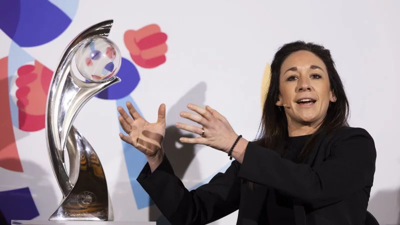 UEFA-Frauenfußball-Chefin Nadine Keßler erhofft sich einen weiteren Aufschwung durch die EM. - © Peter Klaunzer/Keystone /dpa