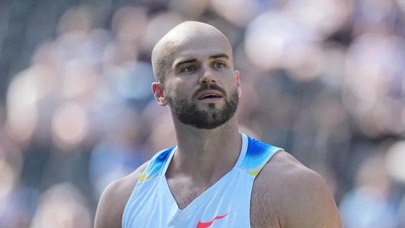Speerwerfer Julian Weber siegte beim Istaf klar. - © Michael Kappeler/dpa