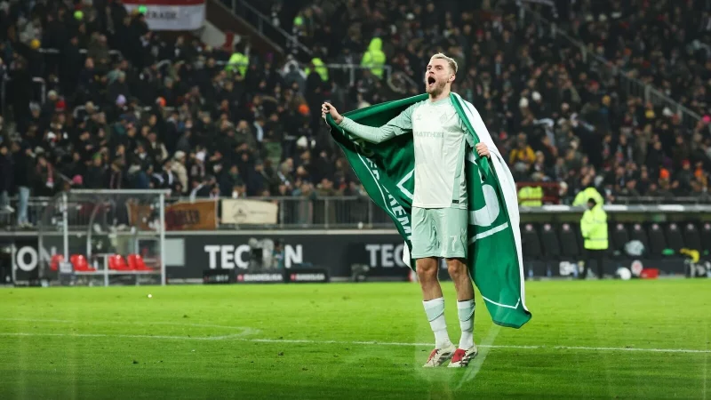 Kann Football-Legende Tom Brady Werder-St&uuml;rmer Marvin Ducksch auf die Insel lotsen? - &copy; Christian Charisius/dpa