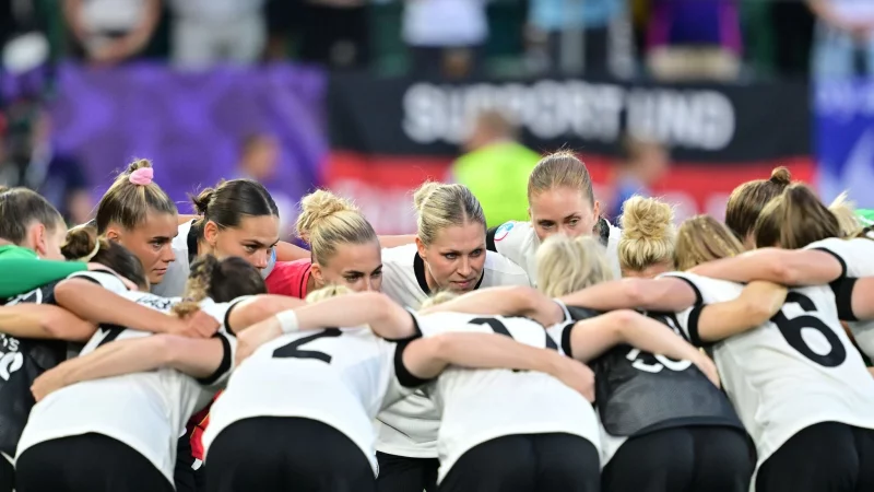 In Basel wartet die n&auml;chste EM-Herausforderung f&uuml;r das deutsche Frauenteam - &copy; Sebastian Christoph Gollnow/dpa