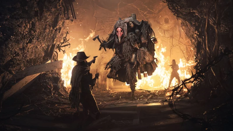 Koop-Horror-Action: In einem fiktiven Wester-Szenario k&auml;mpft man in &laquo;Hunt: Showdown 1896&raquo; alleine oder gemeinsam mit anderen gegen gruselige Monster. - &copy; Crytek/dpa-tmn