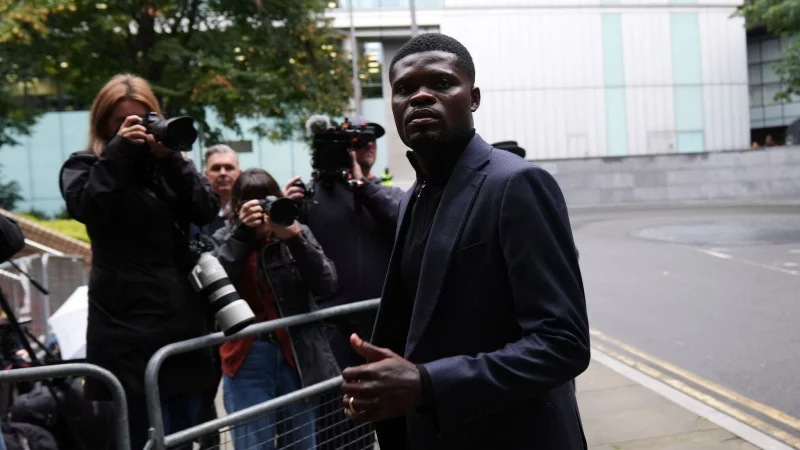 Der ehemalige Arsenal-Profi Thomas Partey wies Vergewaltigungsvorw&uuml;rfe vor Gericht zur&uuml;ck. - &copy; Ben Whitley/PA Wire via AP/dpa