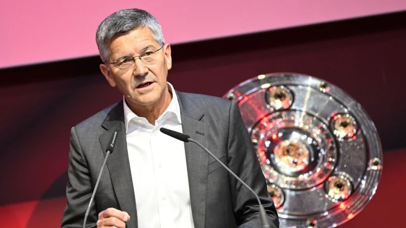 Herbert Hainer kandidiert ein weiteres Mal f&uuml;r das Pr&auml;sidentenamt beim FC Bayern. - &copy; Angelika Warmuth/dpa