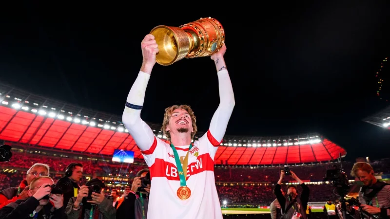 Nick Woltemade hat sich zum Leistungstr&auml;ger in Stuttgart entwickelt. - &copy; Tom Weller/dpa