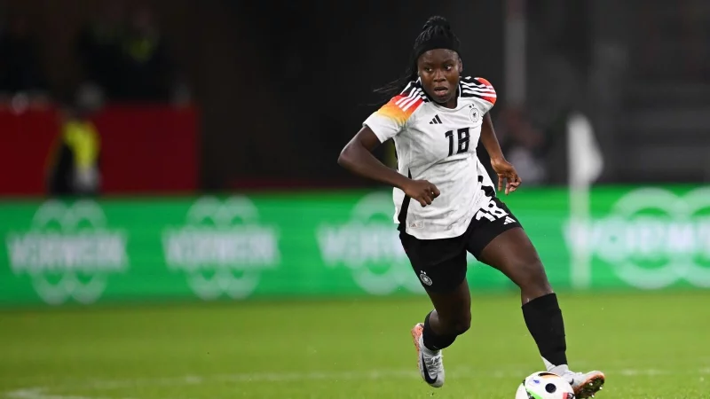 Nicole Anyomi ist zuletzt nicht mehr f&uuml;rs DFB-Team nominiert worden. - &copy; Sebastian Christoph Gollnow/dpa