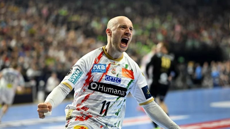 Daniel Pettersson war mit sieben Toren bester SCM-Werfer. (Archivbild) - © Marius Becker/dpa