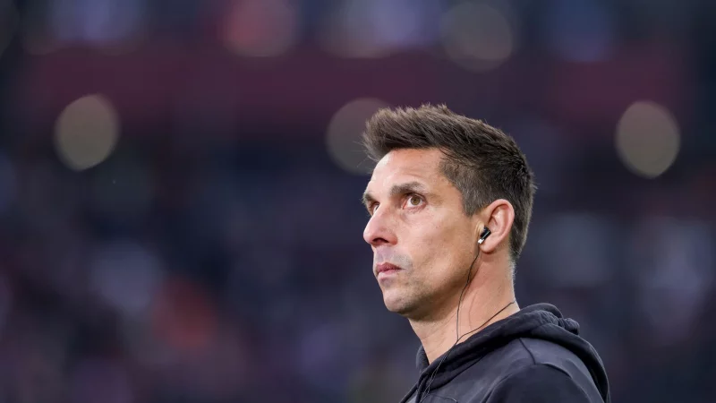 Kiels Trainer Marcel Rapp. - © Jan Woitas/dpa