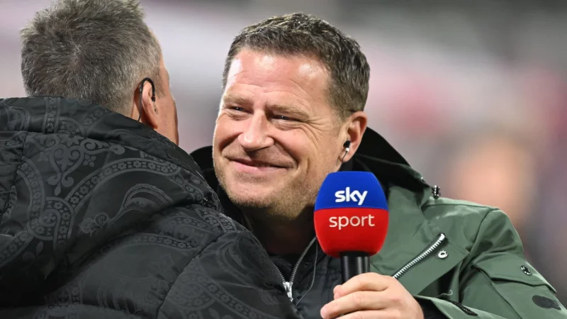 Matth&auml;us (links) und Eberl kennen sich - dass der Bayern-Manager gerade Spa&szlig; am Job hat, bezweifelt der TV-Experte. (Archiv-Foto) - &copy; Robert Michael/dpa