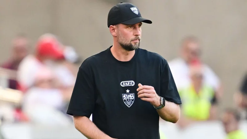 Am Samstag treffen der VfB und Trainer Hoene&szlig; auf die Bayern. - &copy; Bernd Wei&szlig;brod/dpa