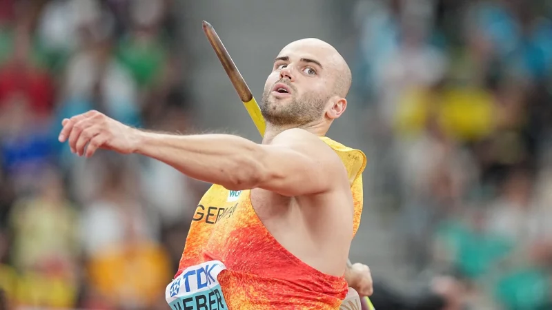 Julian Weber verpasst erneut eine WM-Medaille. - &copy; Michael Kappeler/dpa