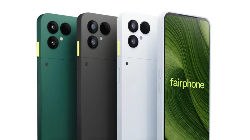 Eine Neuerung beim neuen Fairphone ist der zitronengelbe Schalter «Moments», der den Digital-Detox-Modus aktiviert. - © Fairphone/dpa-tmn
