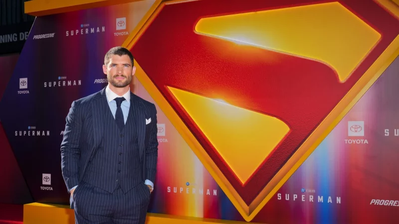 In «Superman» trug David Corenswet erstmals das Superhelden-Kostüm. (Archivbild) - © Jordan Strauss/Invision/AP/dpa