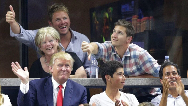 Donald Trump hat die US Open fr&uuml;her regelm&auml;&szlig;ig besucht - aber noch nie als Pr&auml;sident. (Archiv-Foto) - &copy; picture alliance / dpa